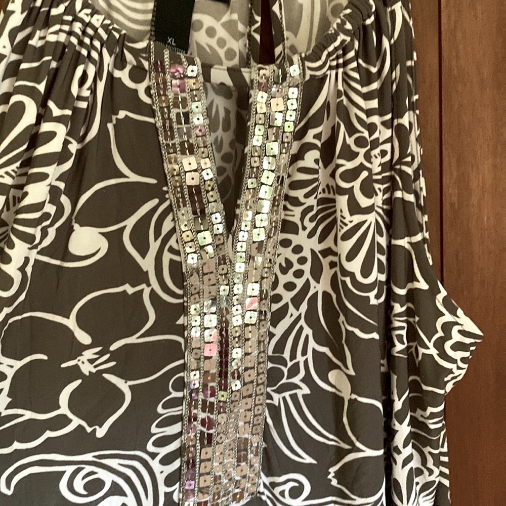 INC tank top with sequins size xl - Picture 3 of 11